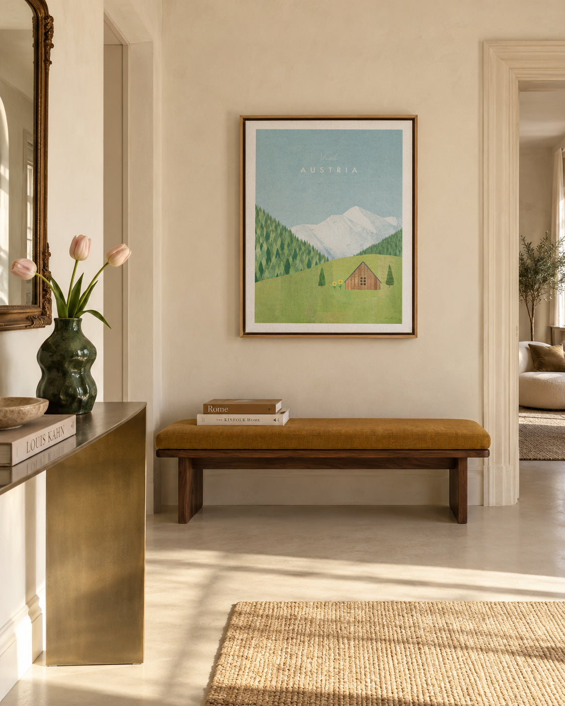 Austria - Framed canvas in an interior