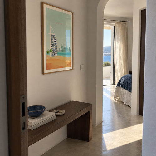 Dubai - Framed poster in an interior