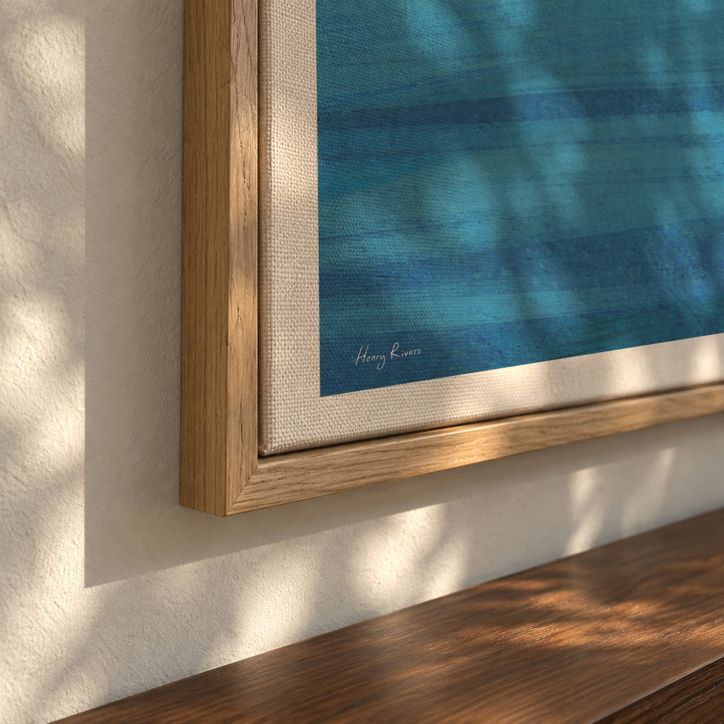 Paradise - Framed canvas detail