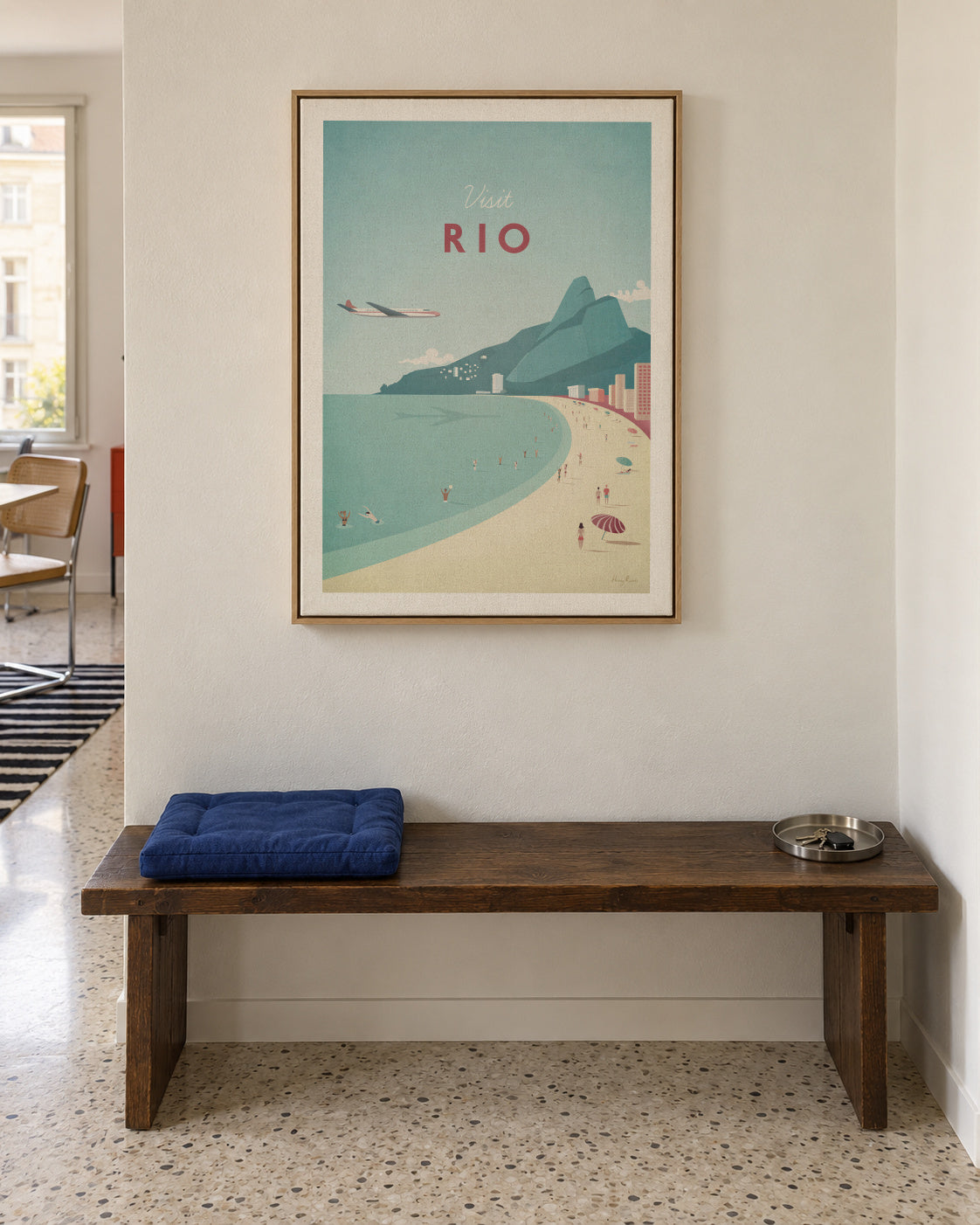 Rio - Framed canvas in an interior