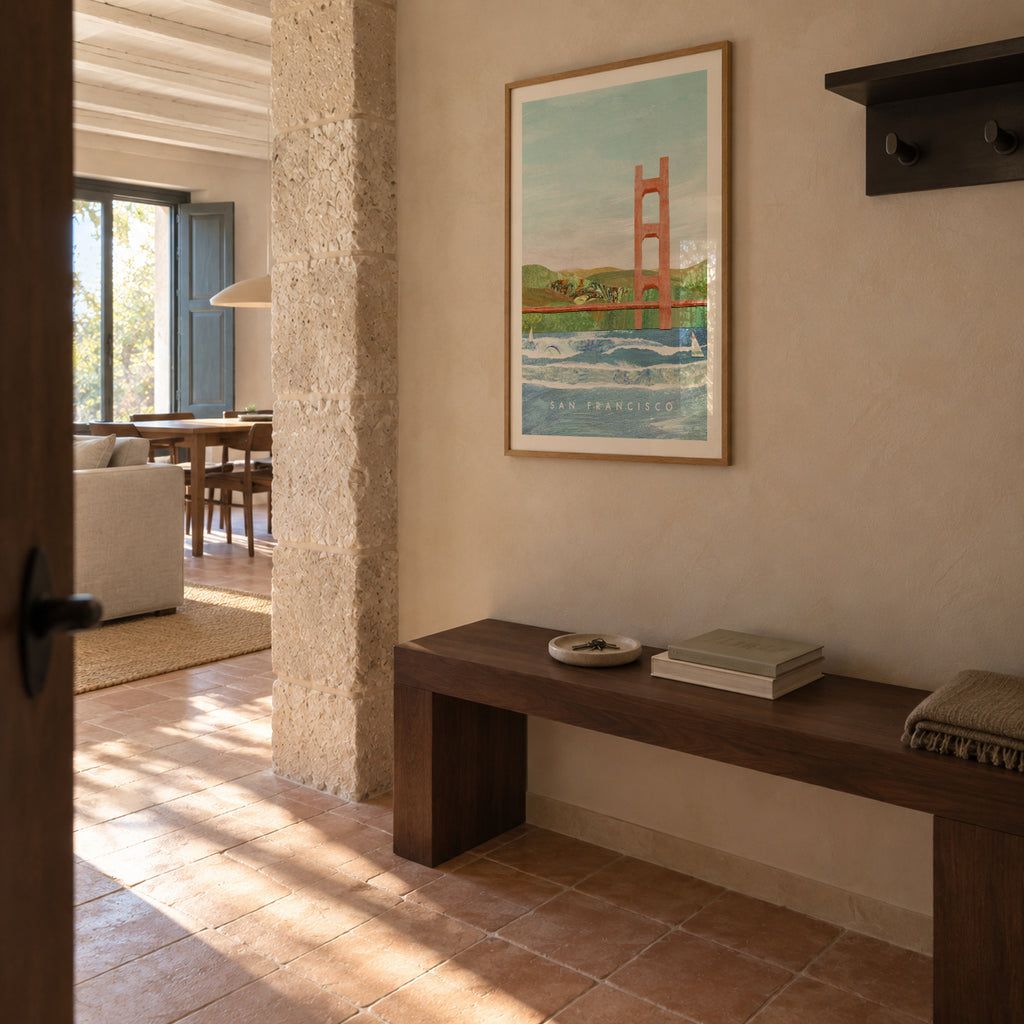 San Francisco II - Framed poster in an interior