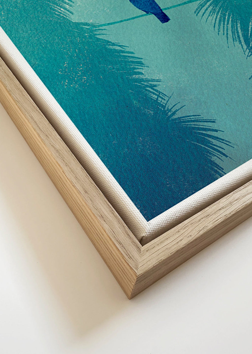 Cuadro tucán sobre rama tropical – Canvas detail