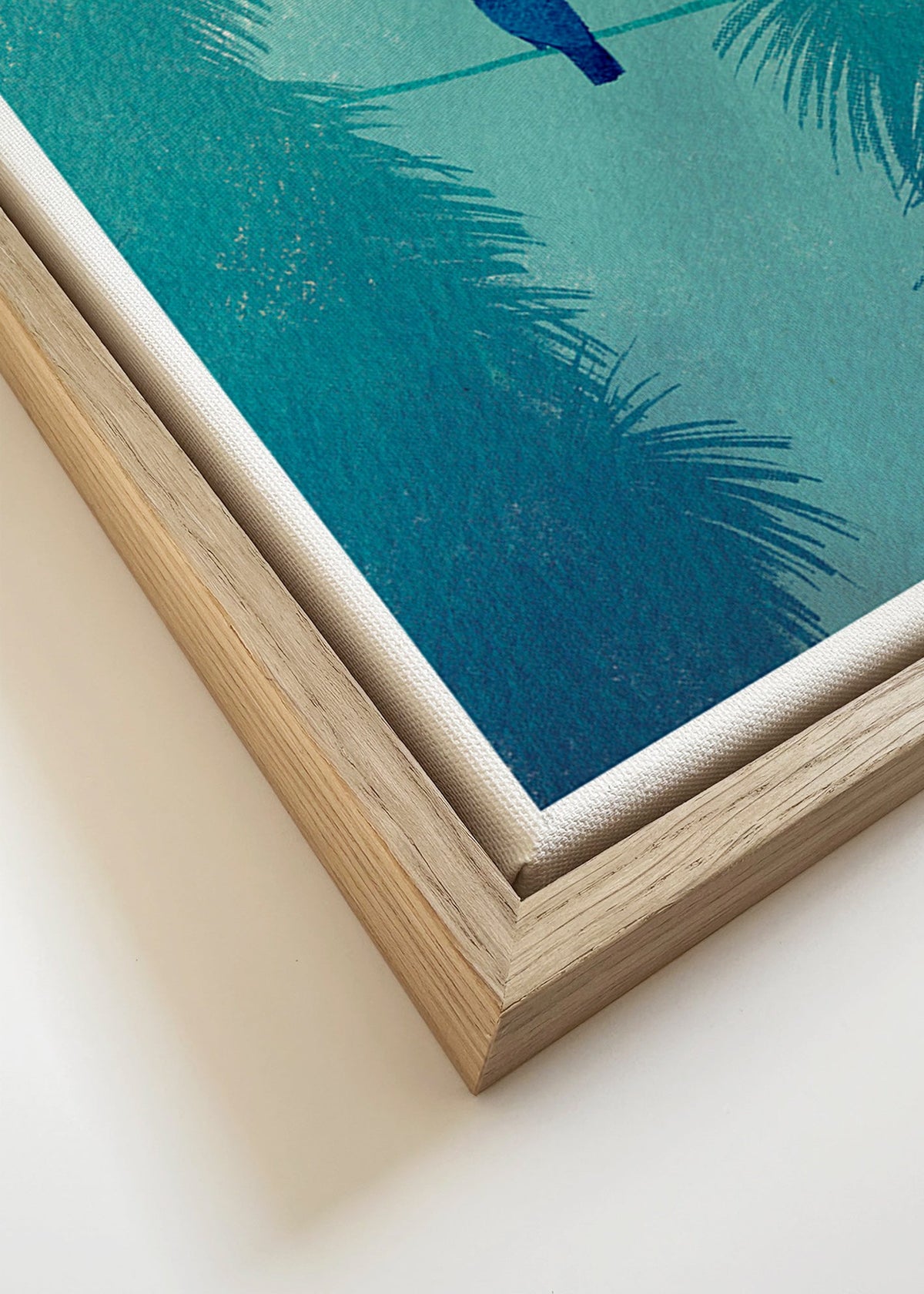 Cuadro tucán sobre rama tropical – Canvas detail