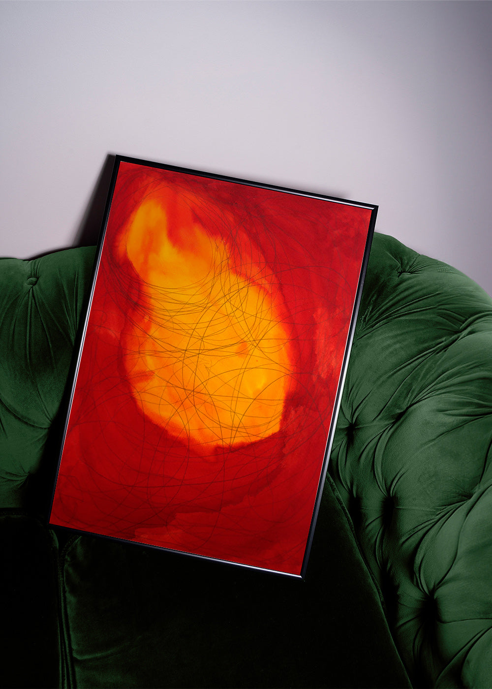 Cuadro abstracto en rojo y amarillo – Product3