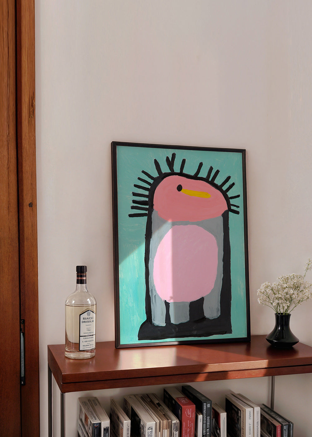 Lámina infantil pingüino rosa simpático – Product3
