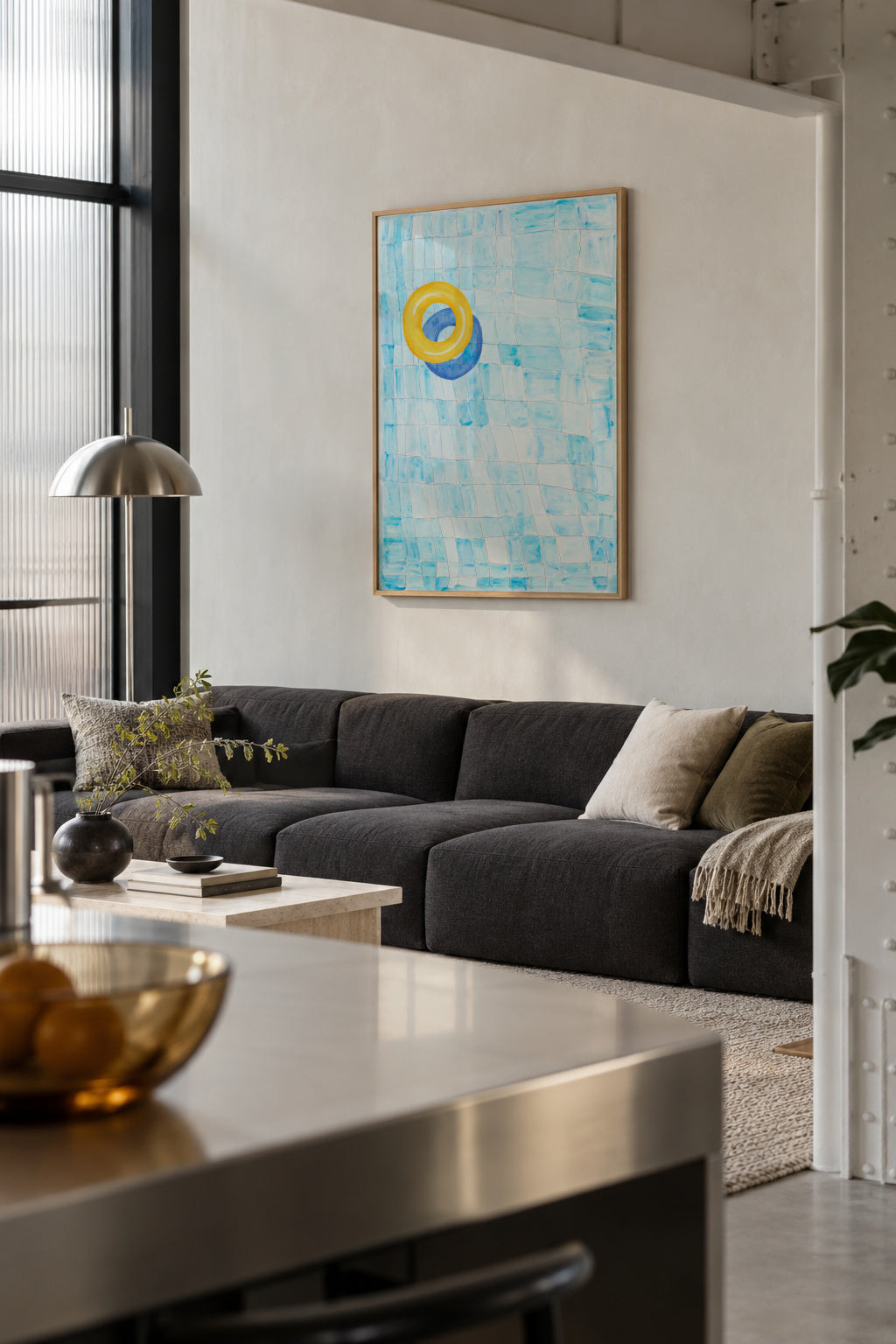 El faro - Saul Garcia - Framed poster in an interior