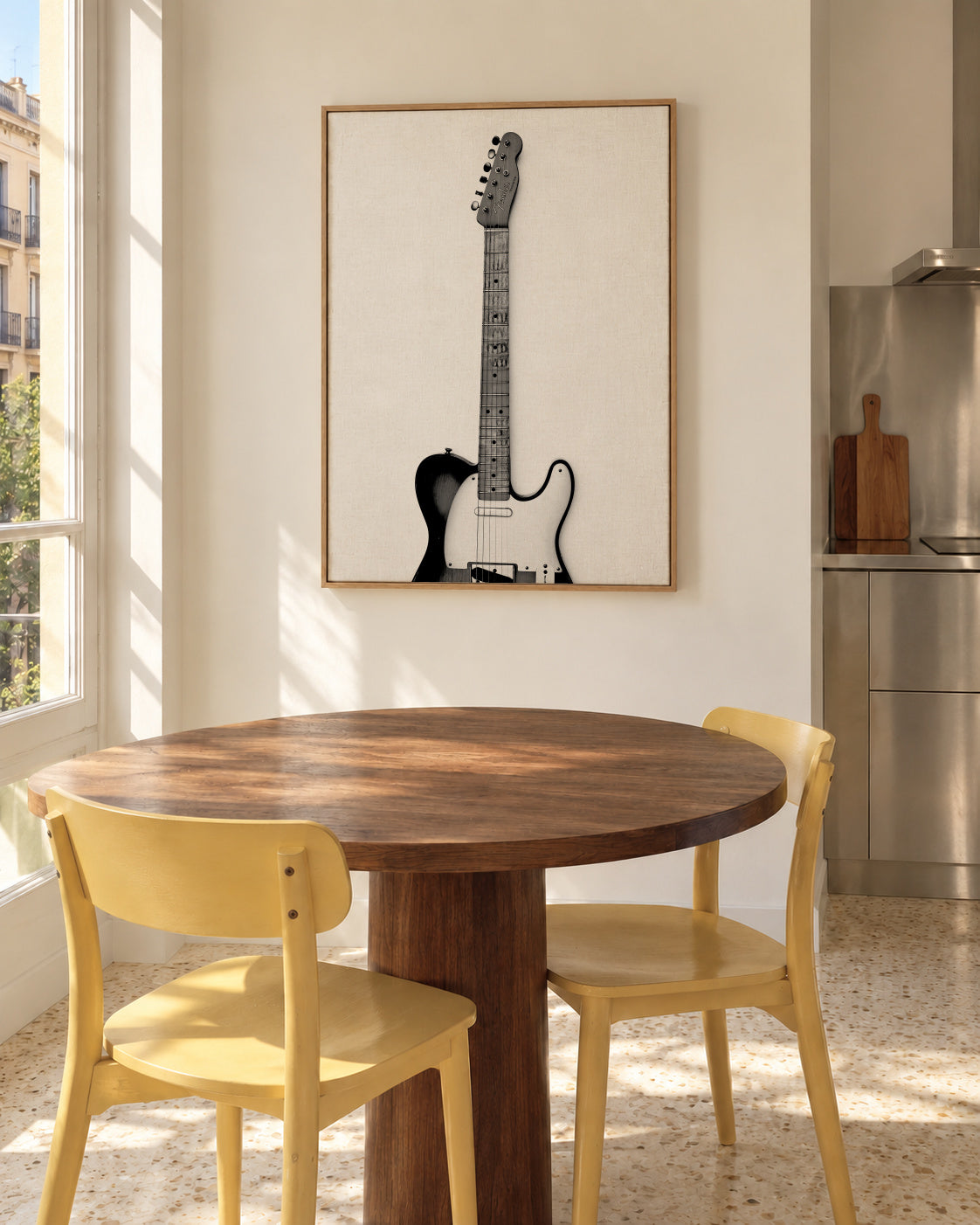 The Road Warrior - Framed canvas in an interior