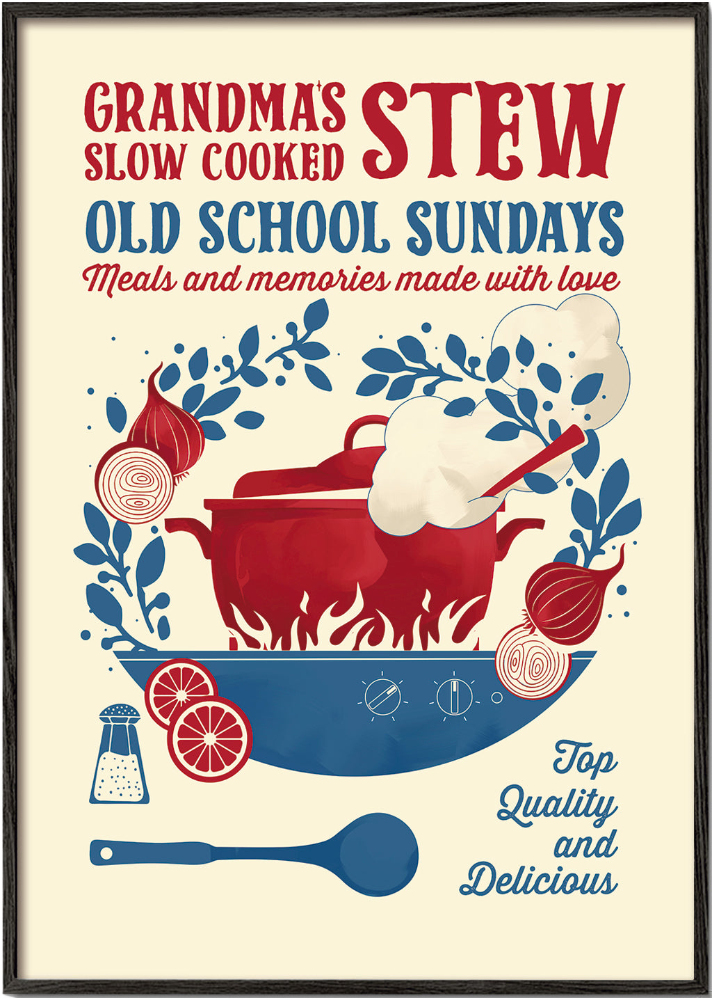 Grandmas Stew kitchen print