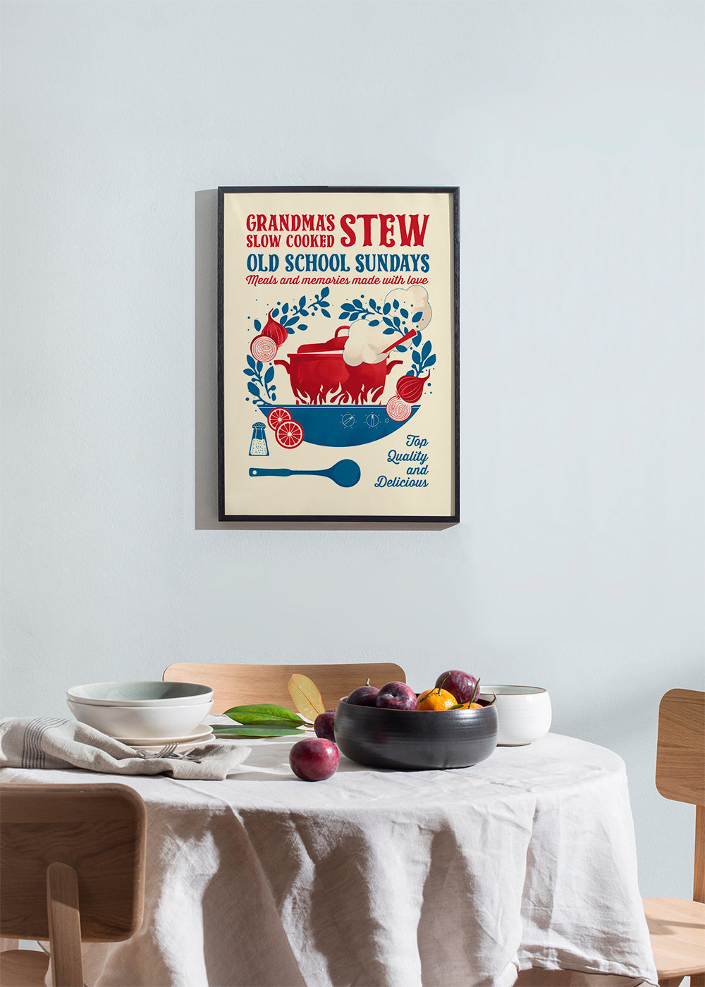 Grandmas Stew kitchen print