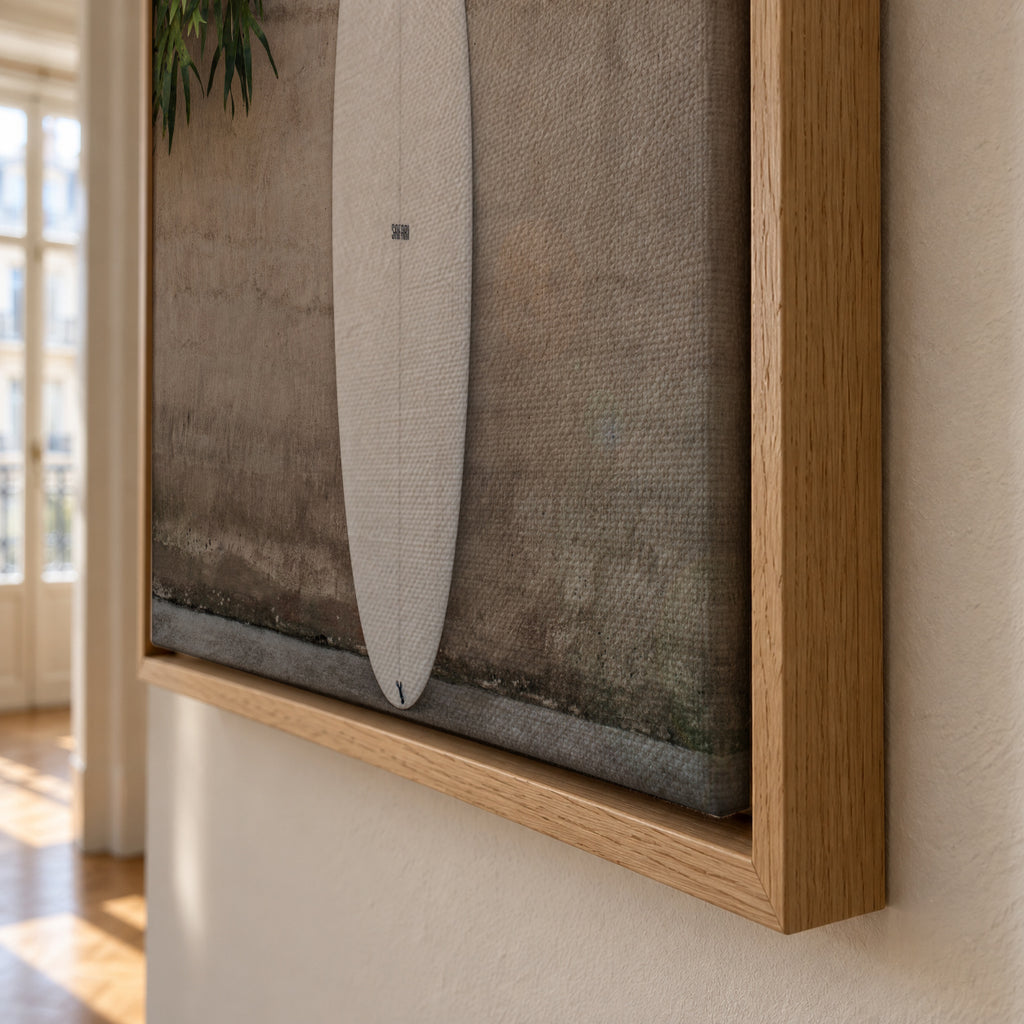 Safari Twinfin - Framed canvas detail