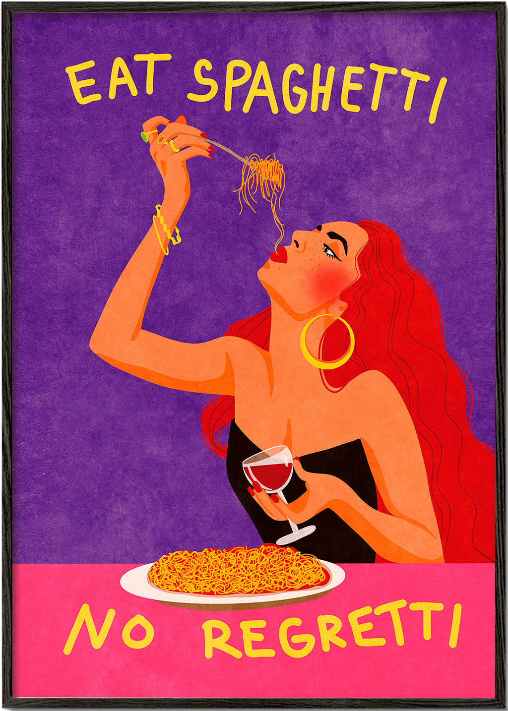 Eat spaghetti no regretti
