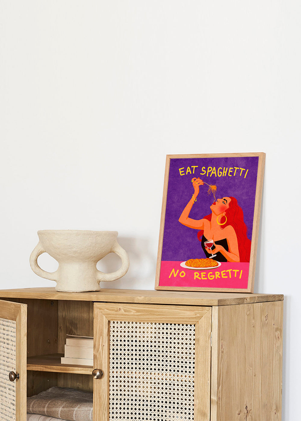 Eat spaghetti no regretti