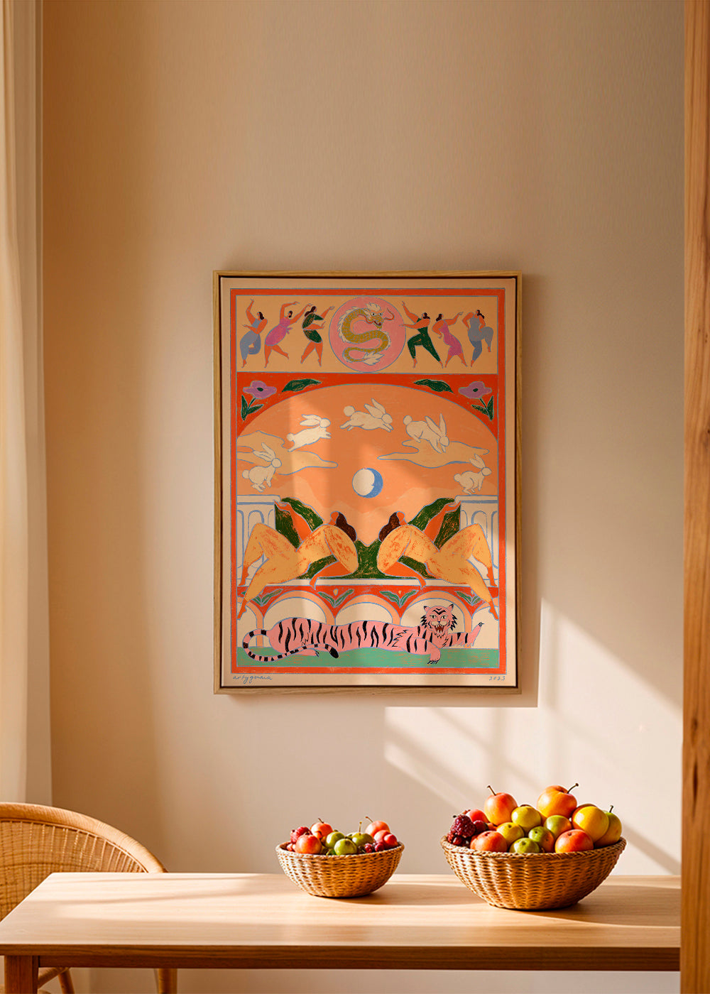 Rabbit Jumps Over the Moon