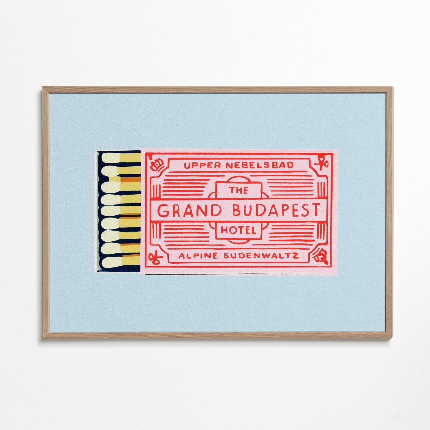 The Grand Budapest Hotel Poster - Studio Mandariini