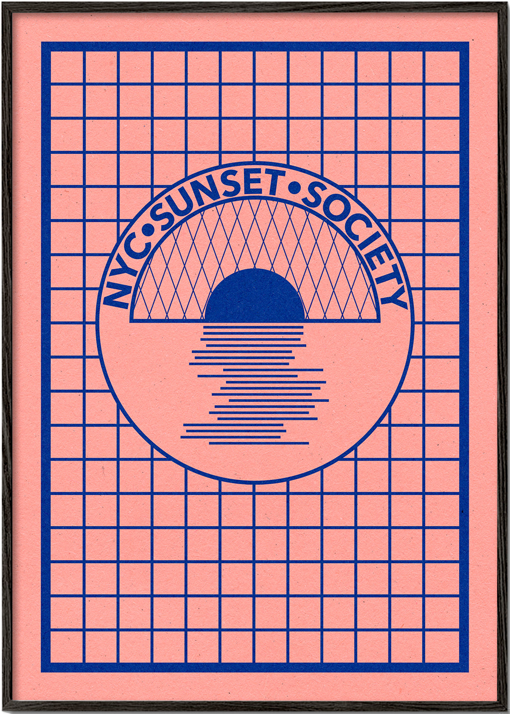 Nyc Sunset Society Blue
