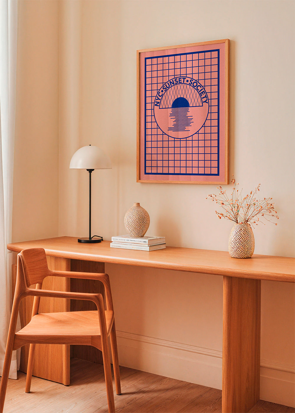 Nyc Sunset Society Blue