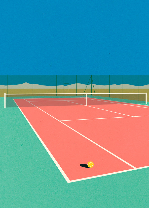 Tennis Court In the Desert
