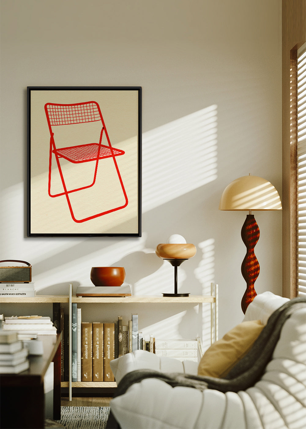 Ted Net Chair Red - Rosi Feist