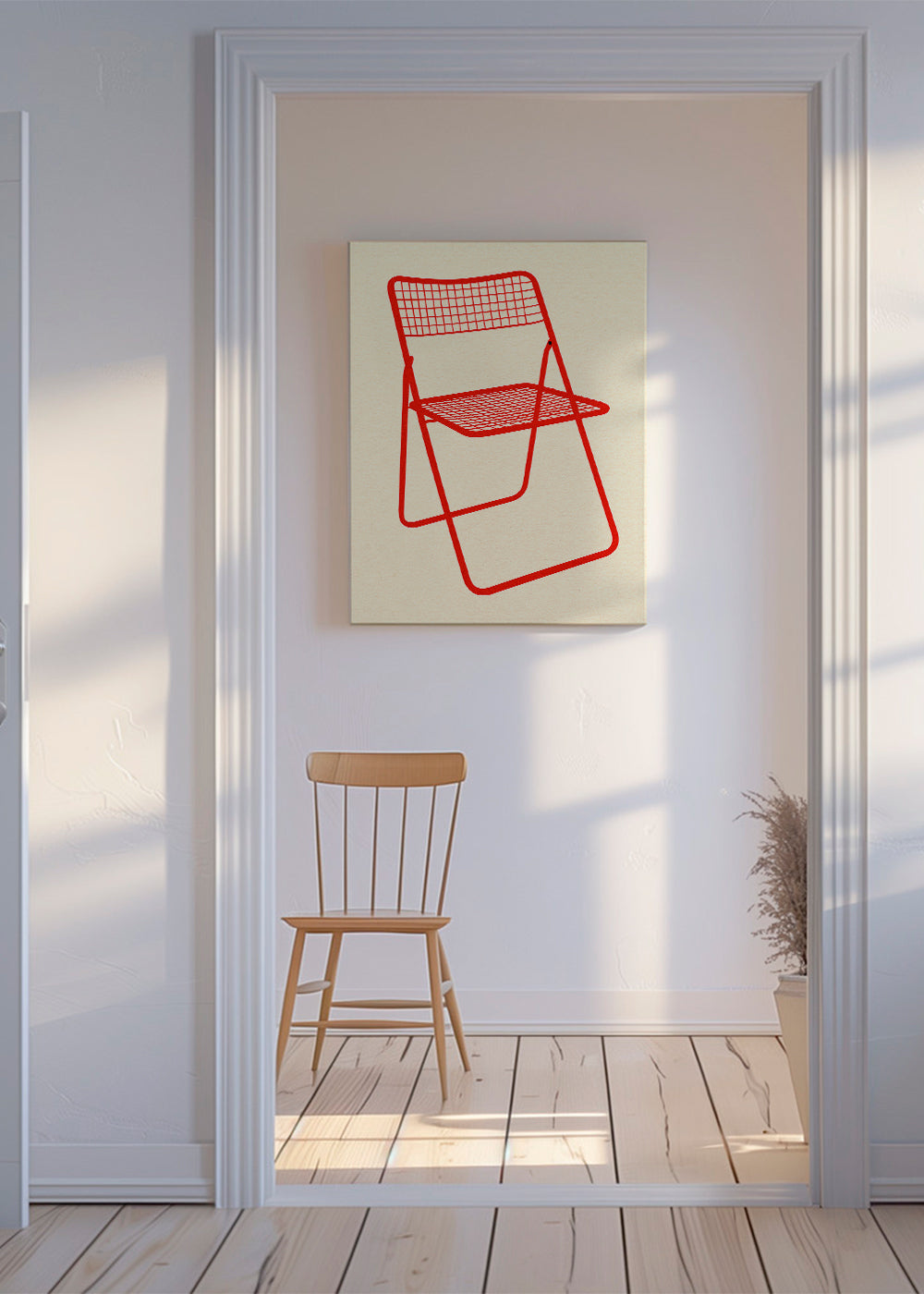 Ted Net Chair Red - Rosi Feist