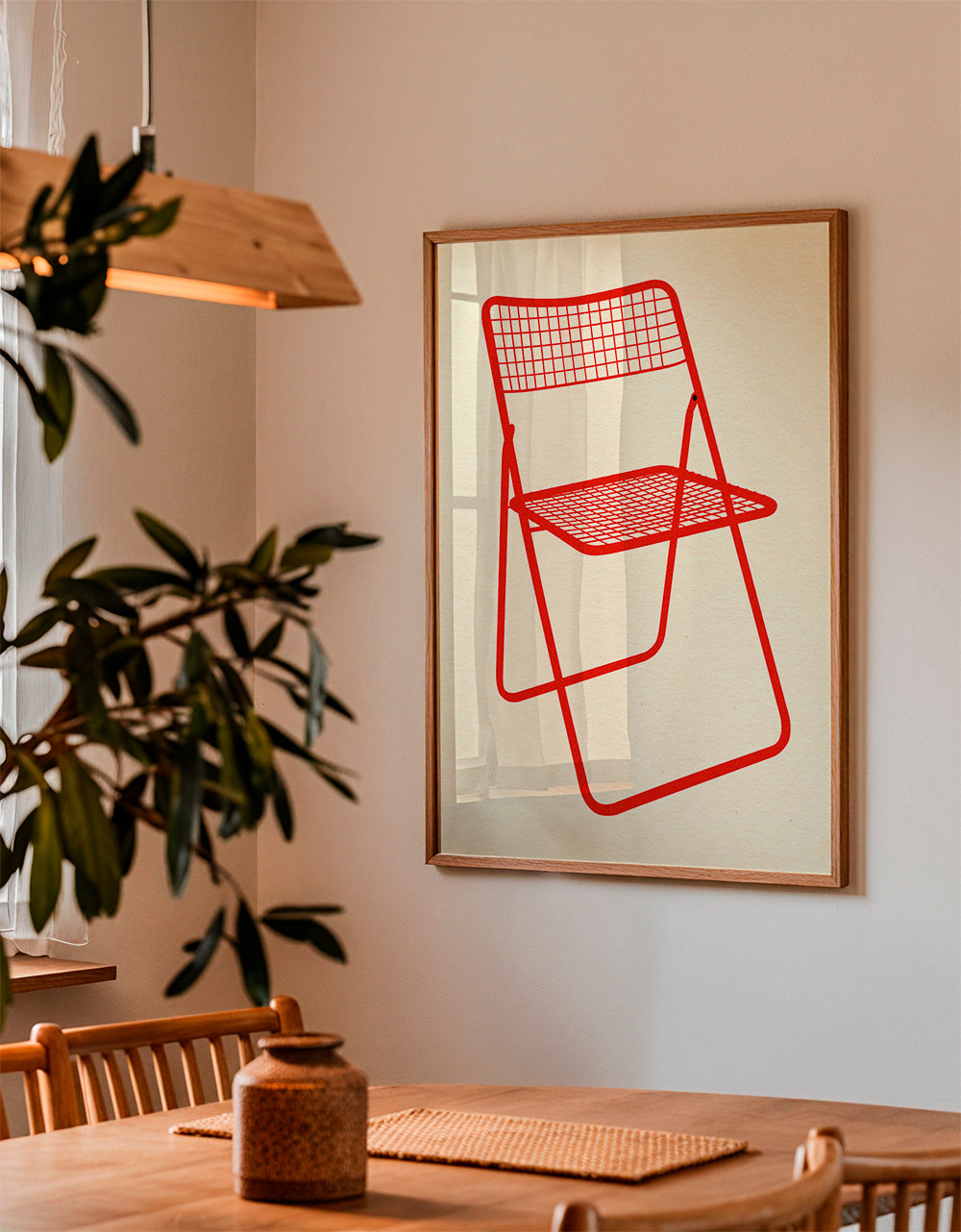 Ted Net Chair Red