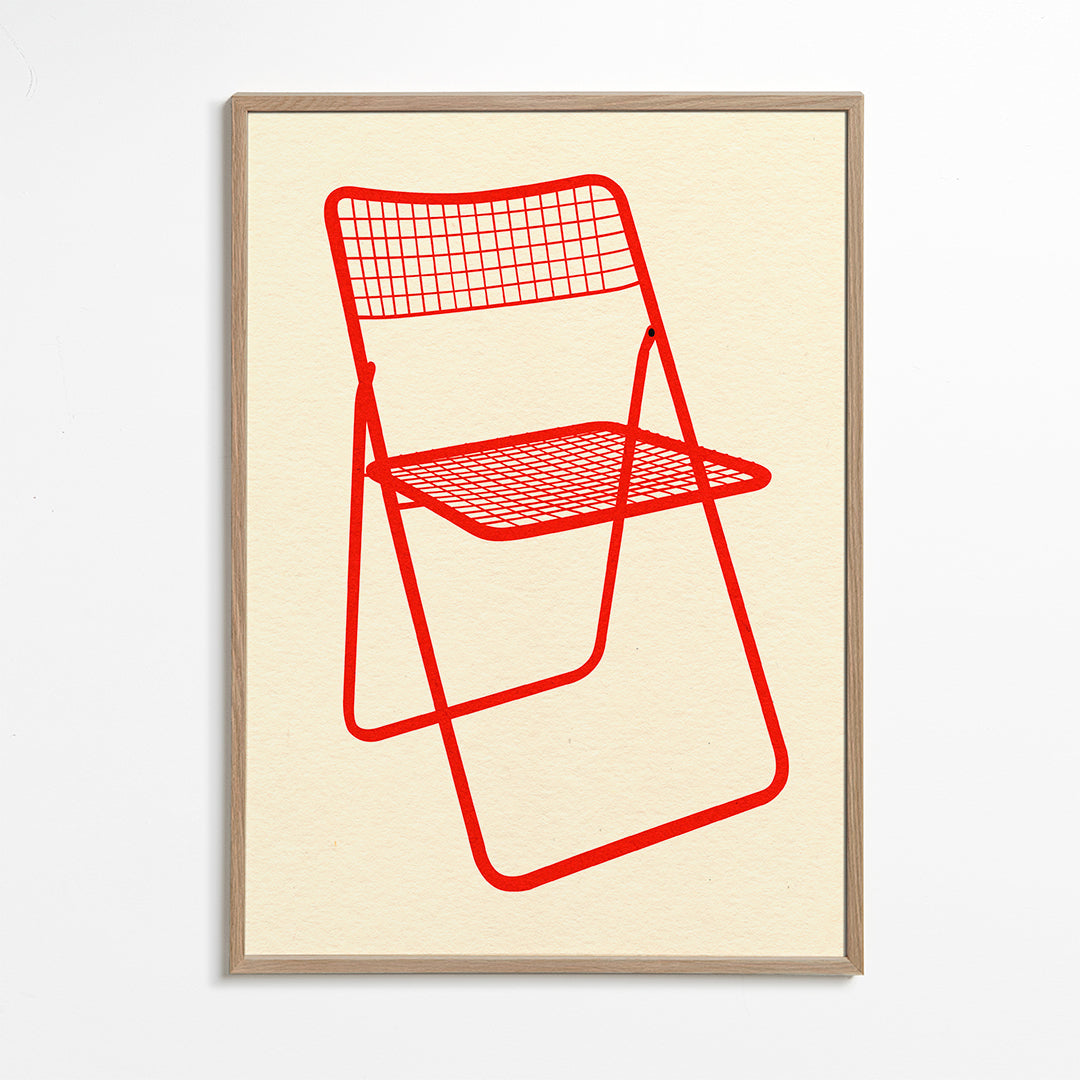 Ted Net Chair Red