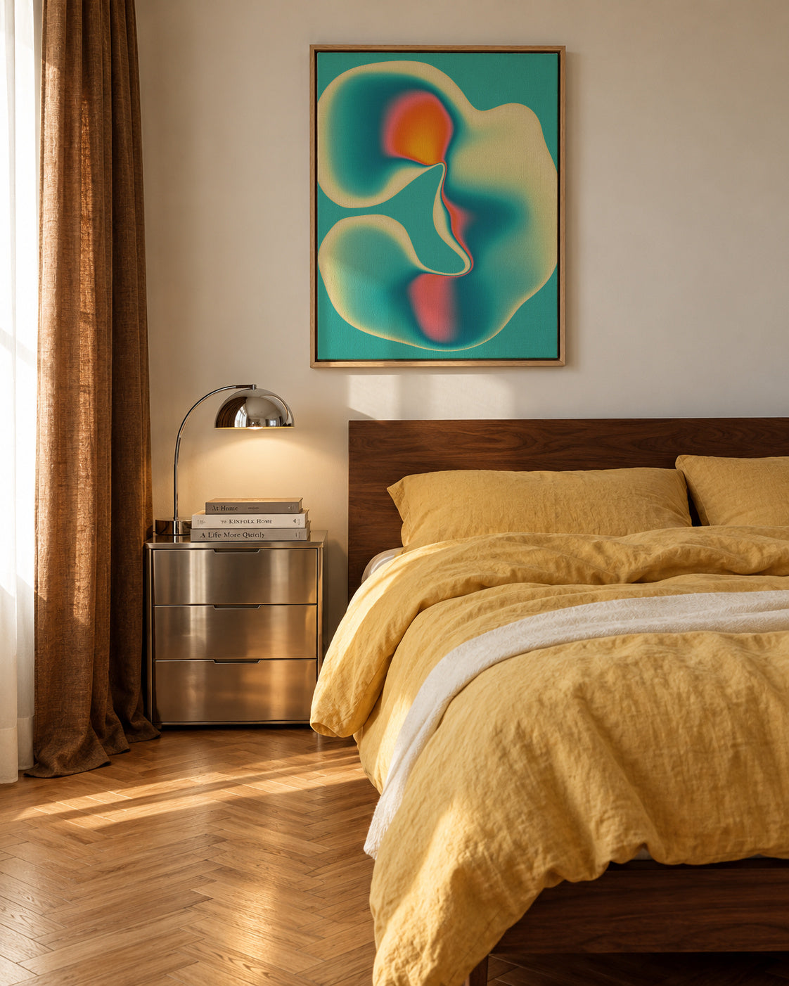 Entropy 2 - Framed canvas in an interior