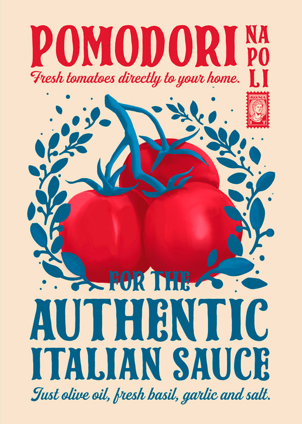 Pomodori Kitchen print
