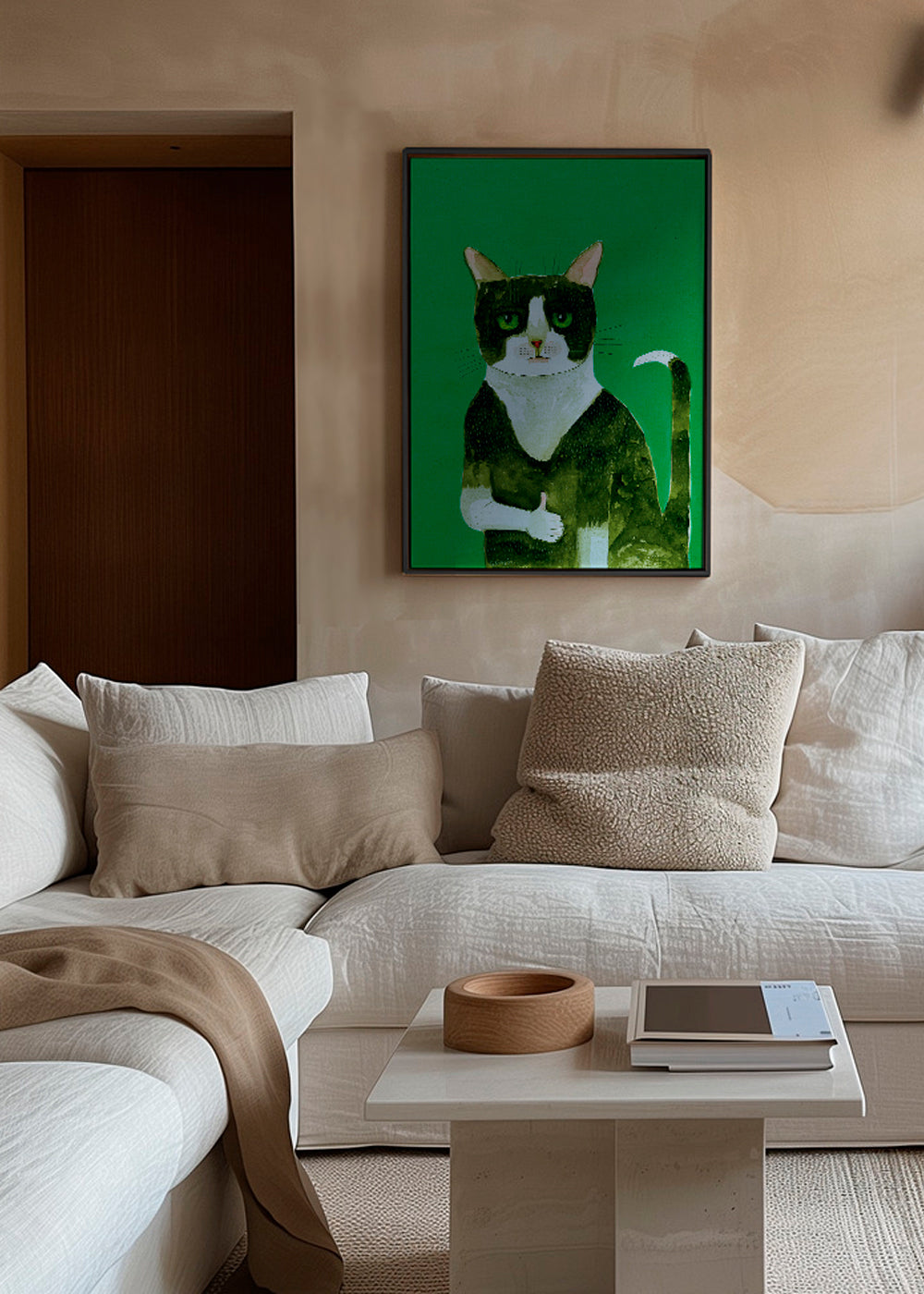 Tuxedo Cat Thumbs Up - Sharyn Bursic