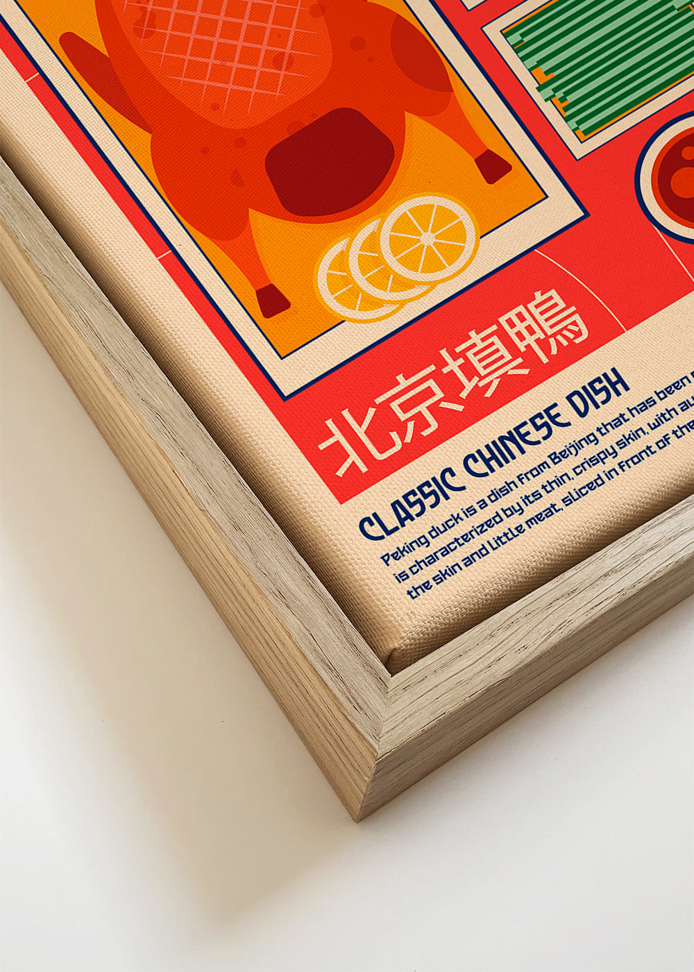 Peking Duck Japanese Food Print
