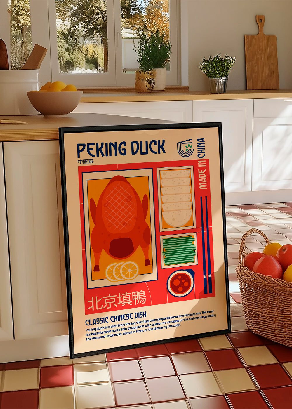 Peking Duck Japanese Food Print