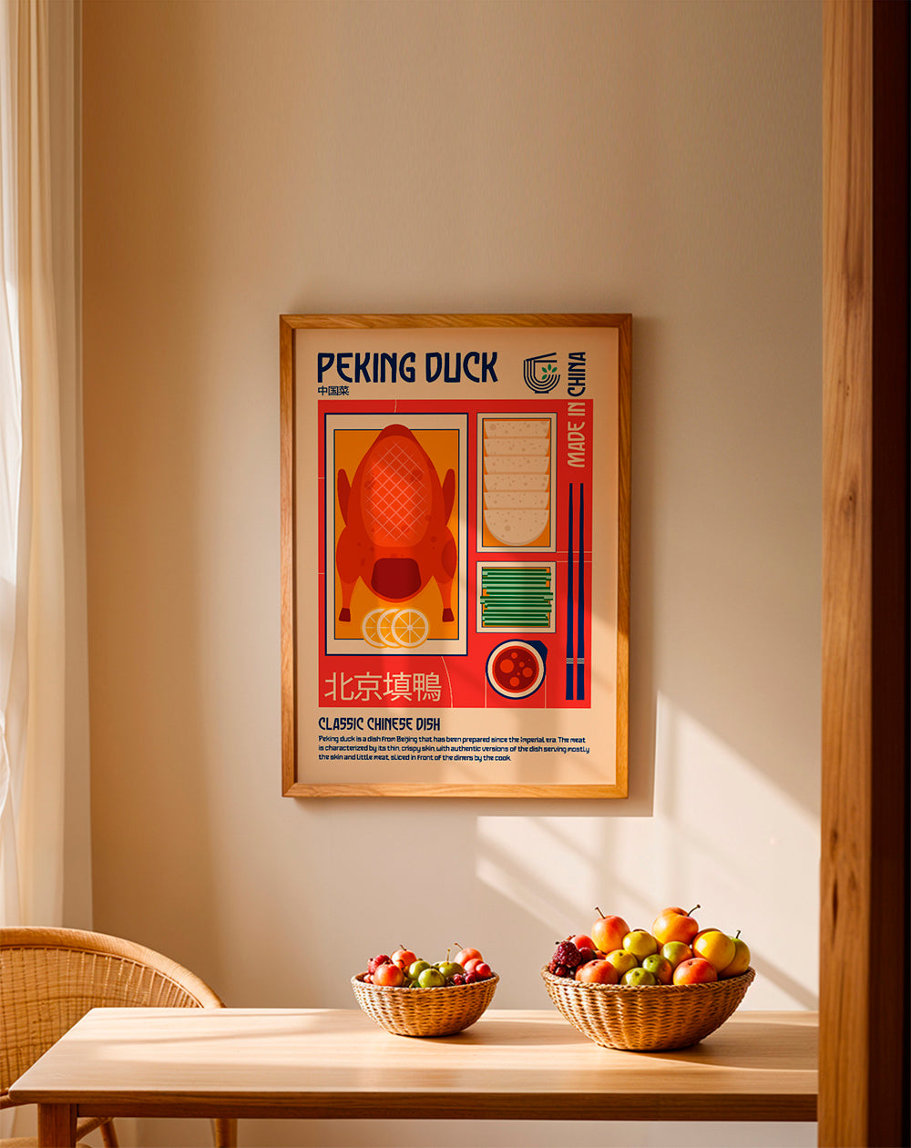 Peking Duck Japanese Food Print