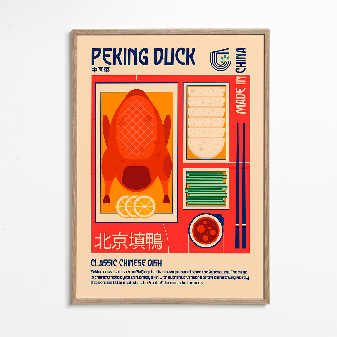 Peking Duck Japanese Food Print