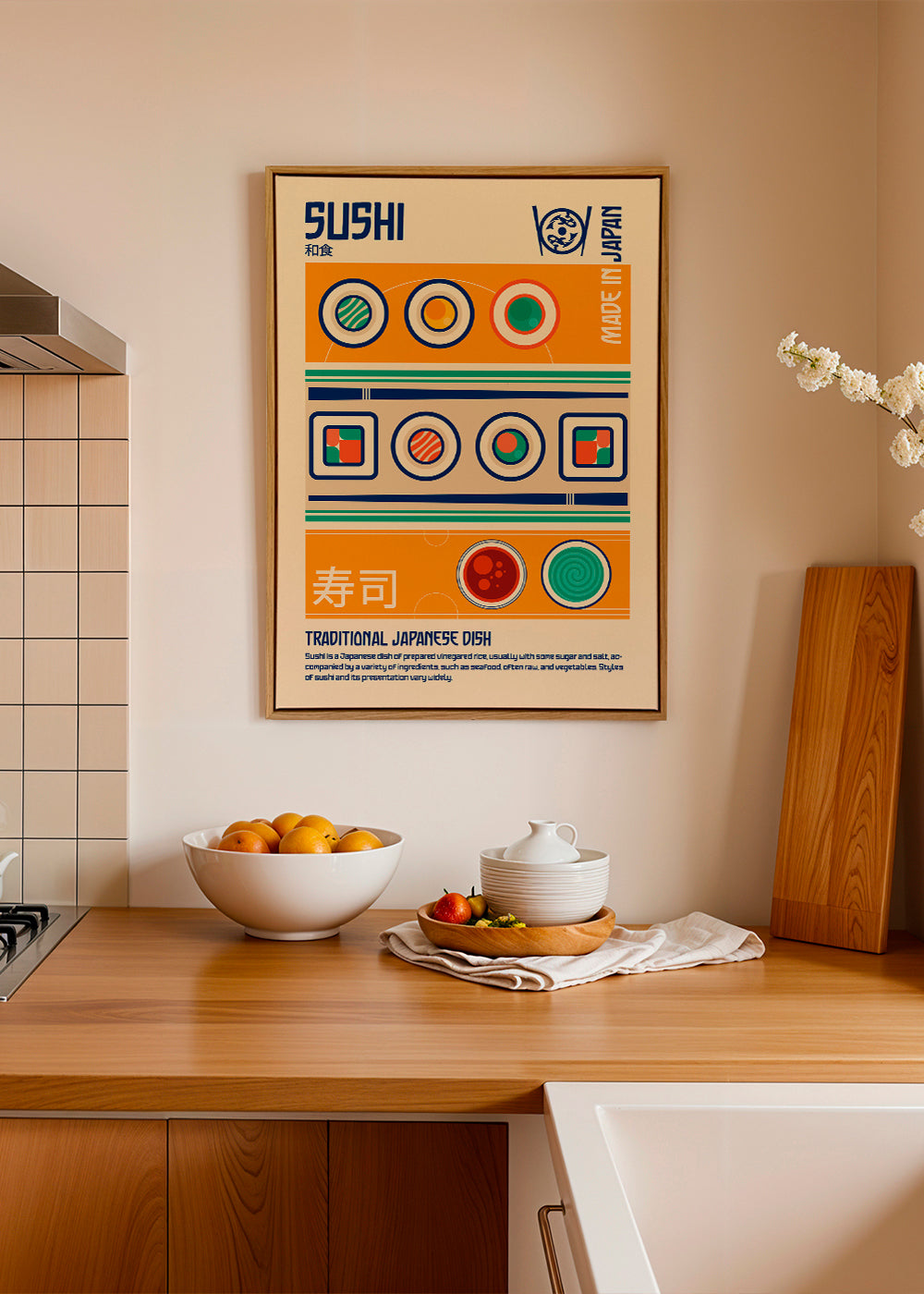 Sushi Japanese Food Print