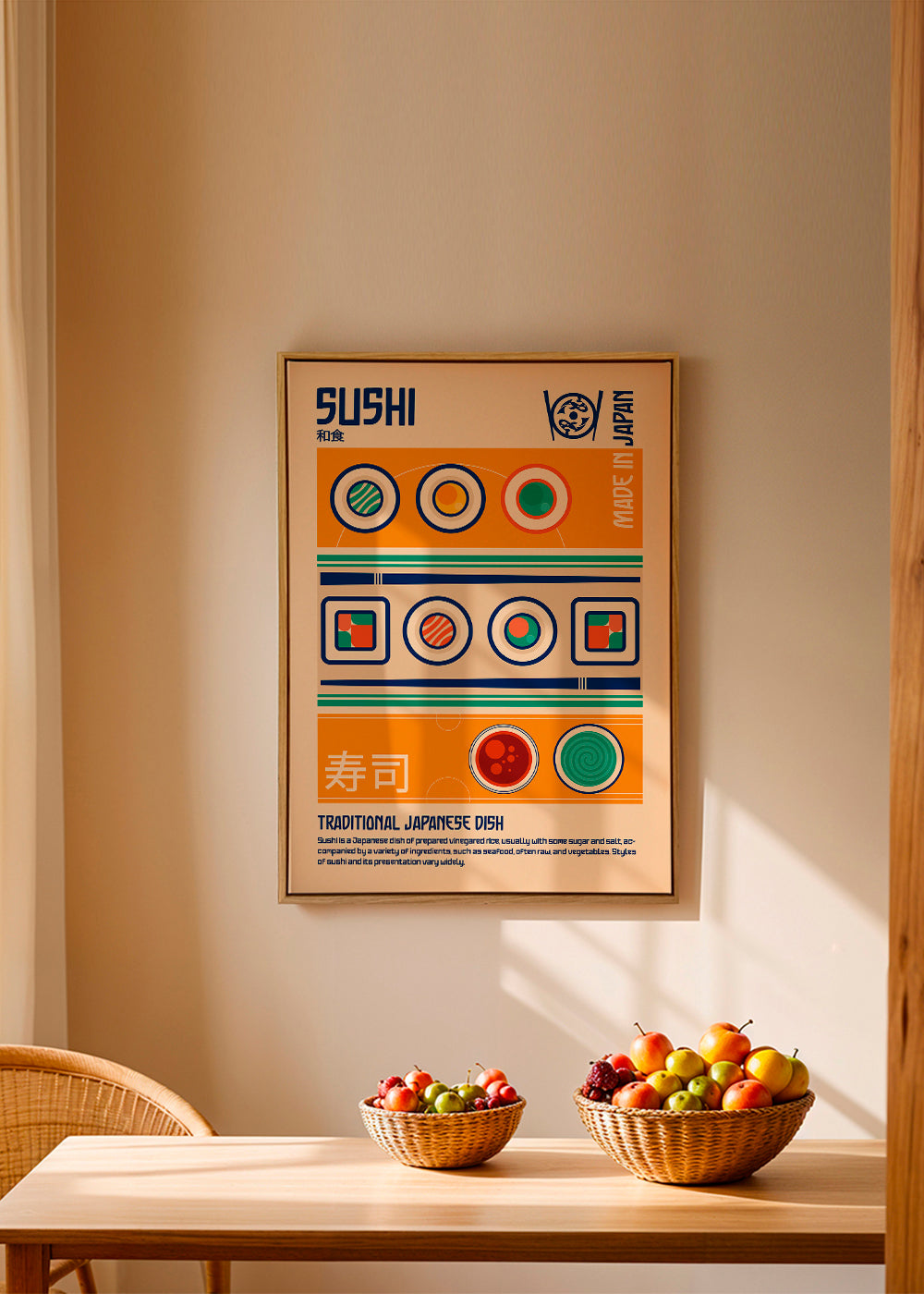Sushi Japanese Food Print