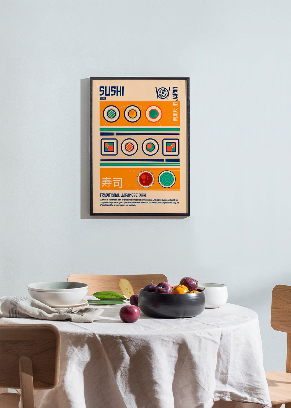 Sushi Japanese Food Print