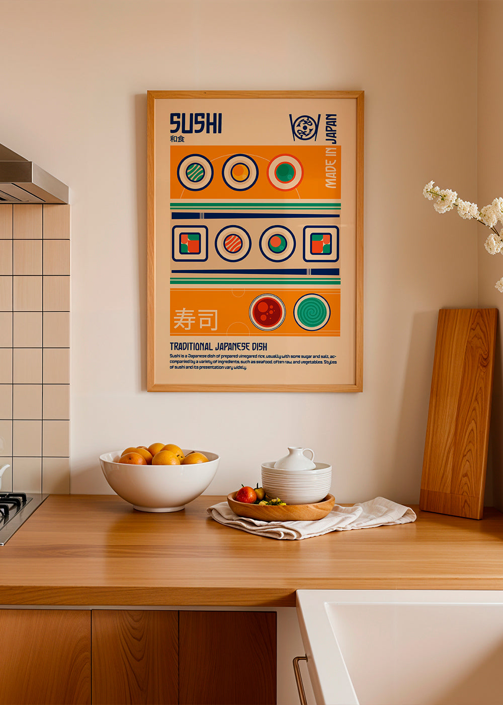 Sushi Japanese Food Print