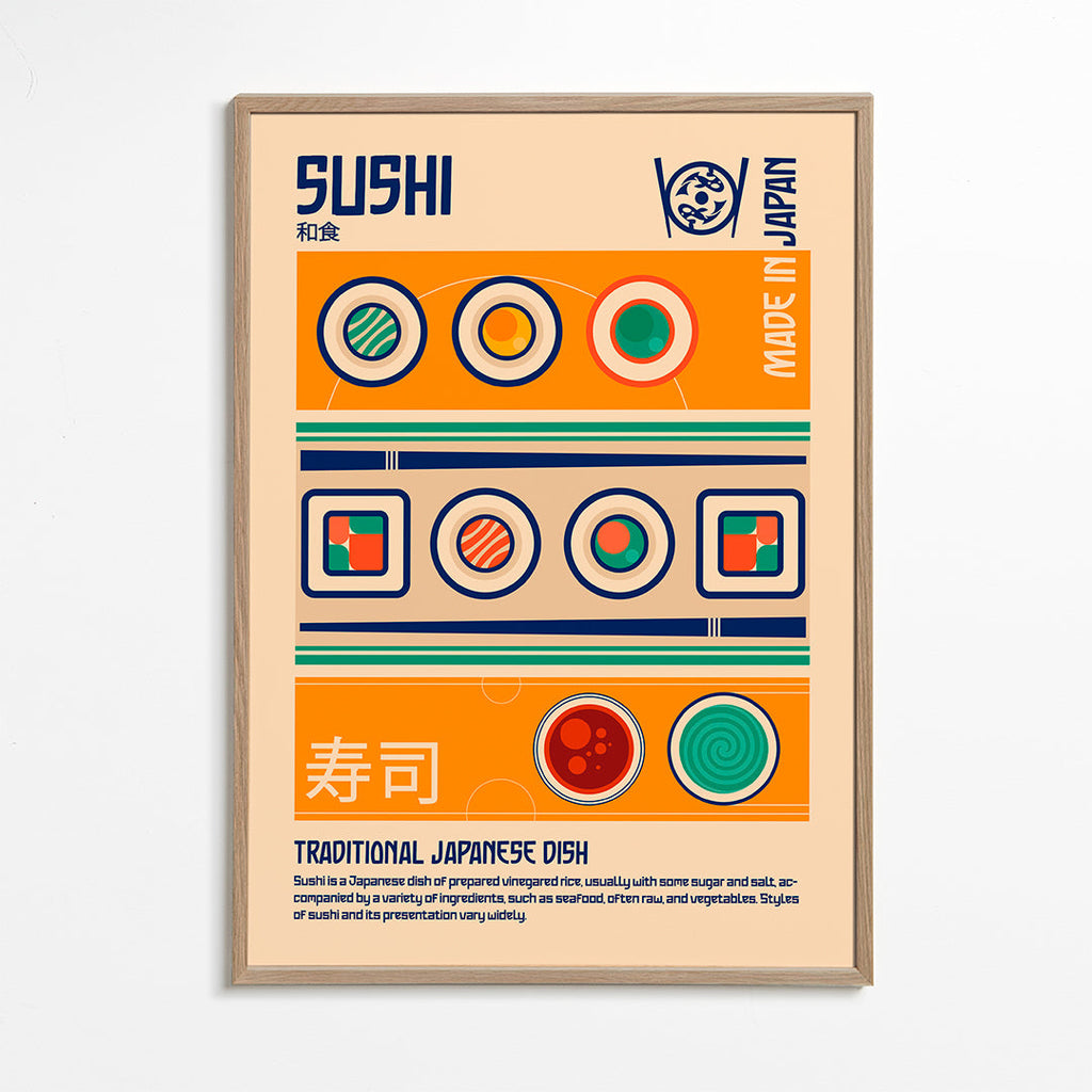 Sushi Japanese Food Print