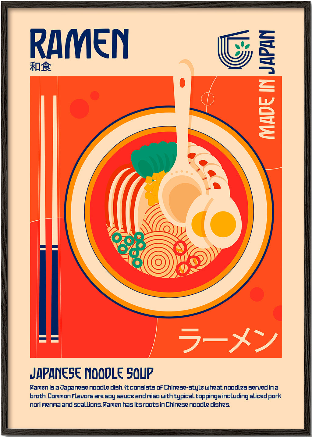 Ramen Japanese Food Print
