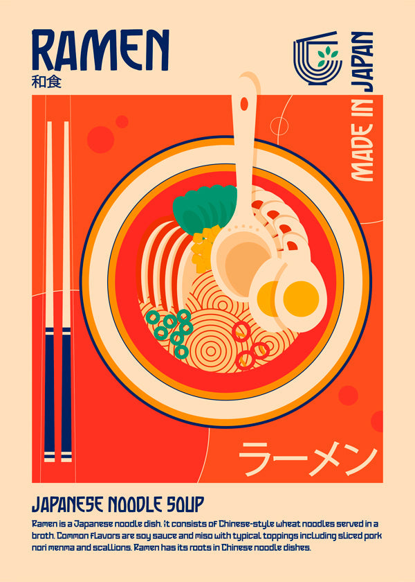 Ramen Japanese Food Print