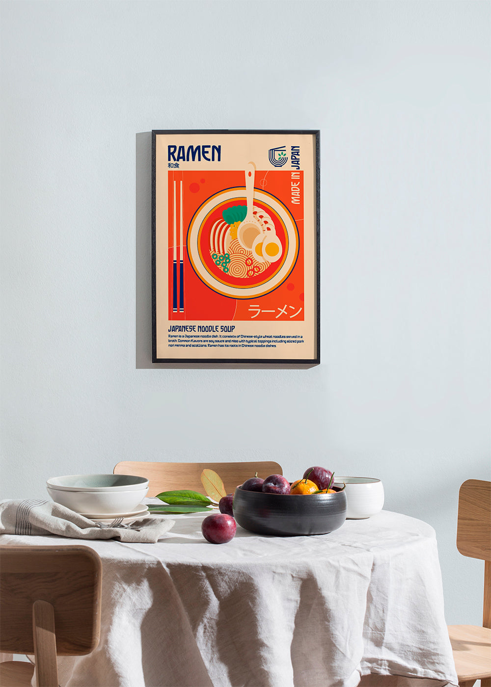 Ramen Japanese Food Print - Retrodrome