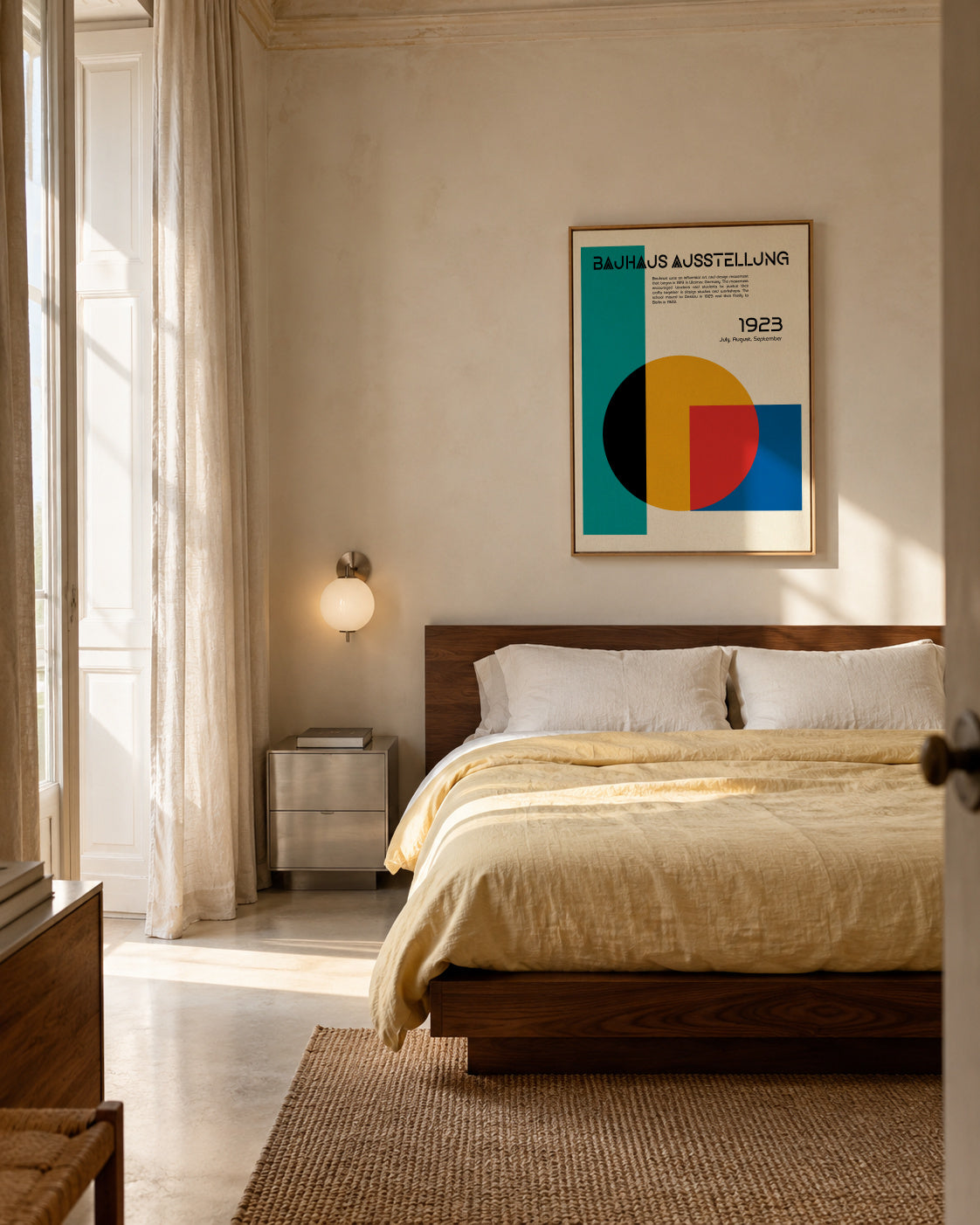 Bauhaus Ausstellung II - Framed canvas in an interior