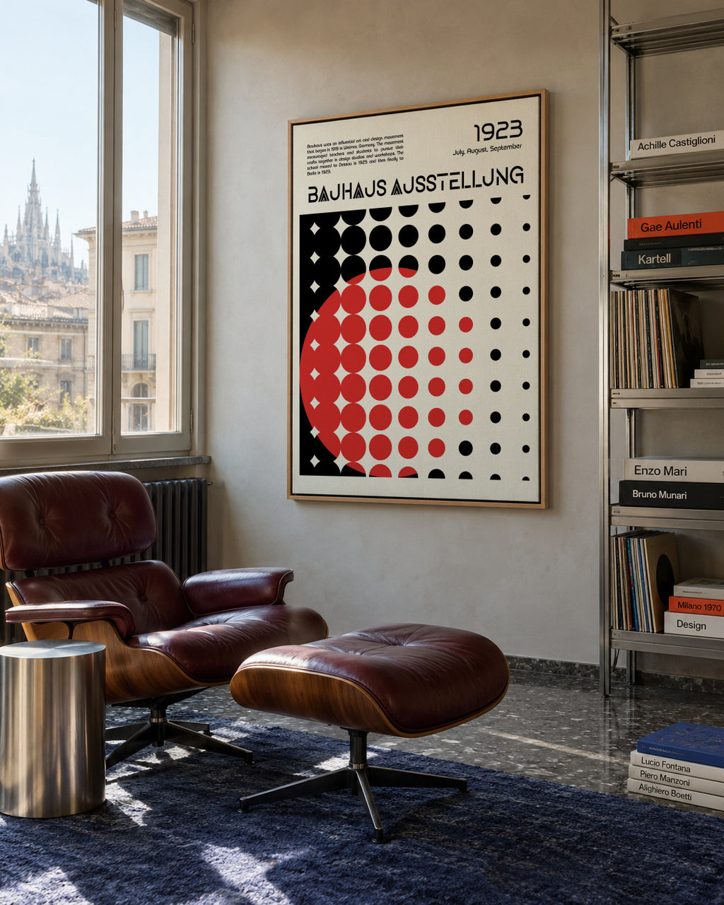Bauhaus Ausstellung V - Framed canvas in an interior