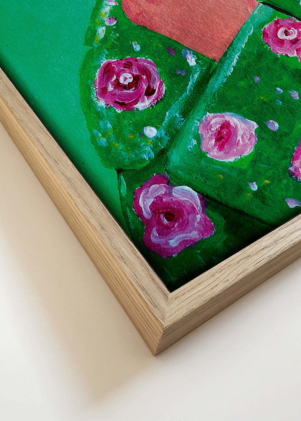 Woman Smoking a Flower