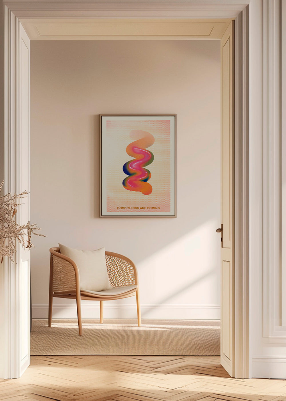 RETRO GRAPHIC NO.17 / GOOD THINGS ARE COMING