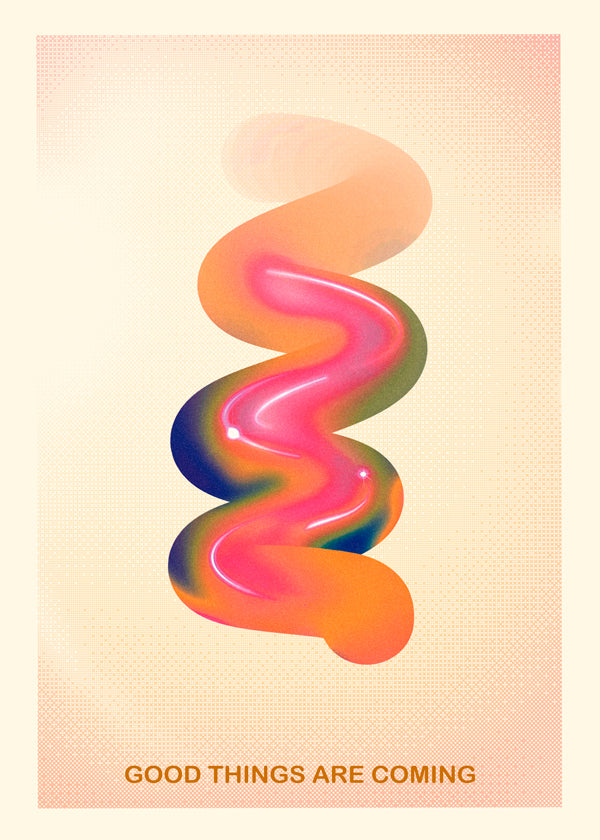 RETRO GRAPHIC NO.17 / GOOD THINGS ARE COMING