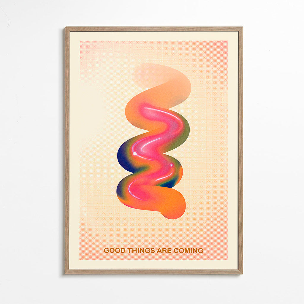 RETRO GRAPHIC NO.17 / GOOD THINGS ARE COMING