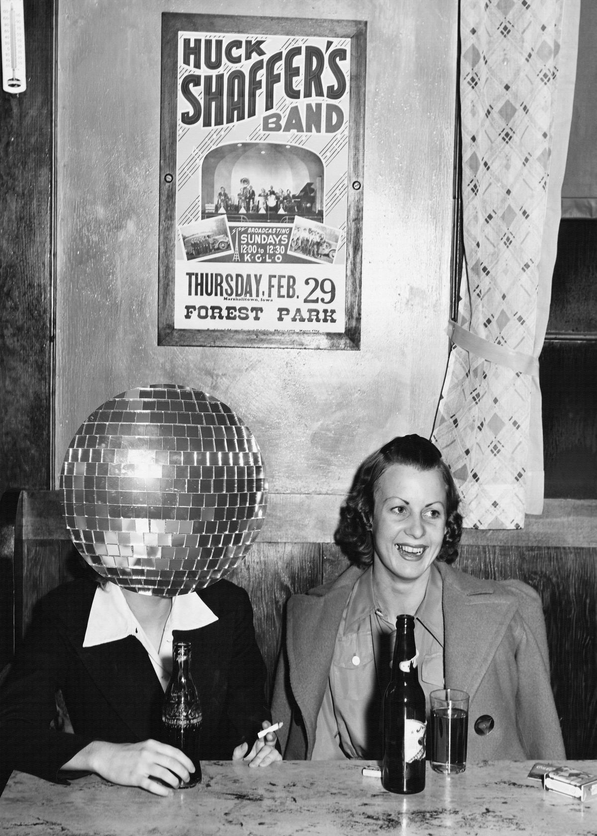 DISCO COLLAGE PARTY - Unframed art print