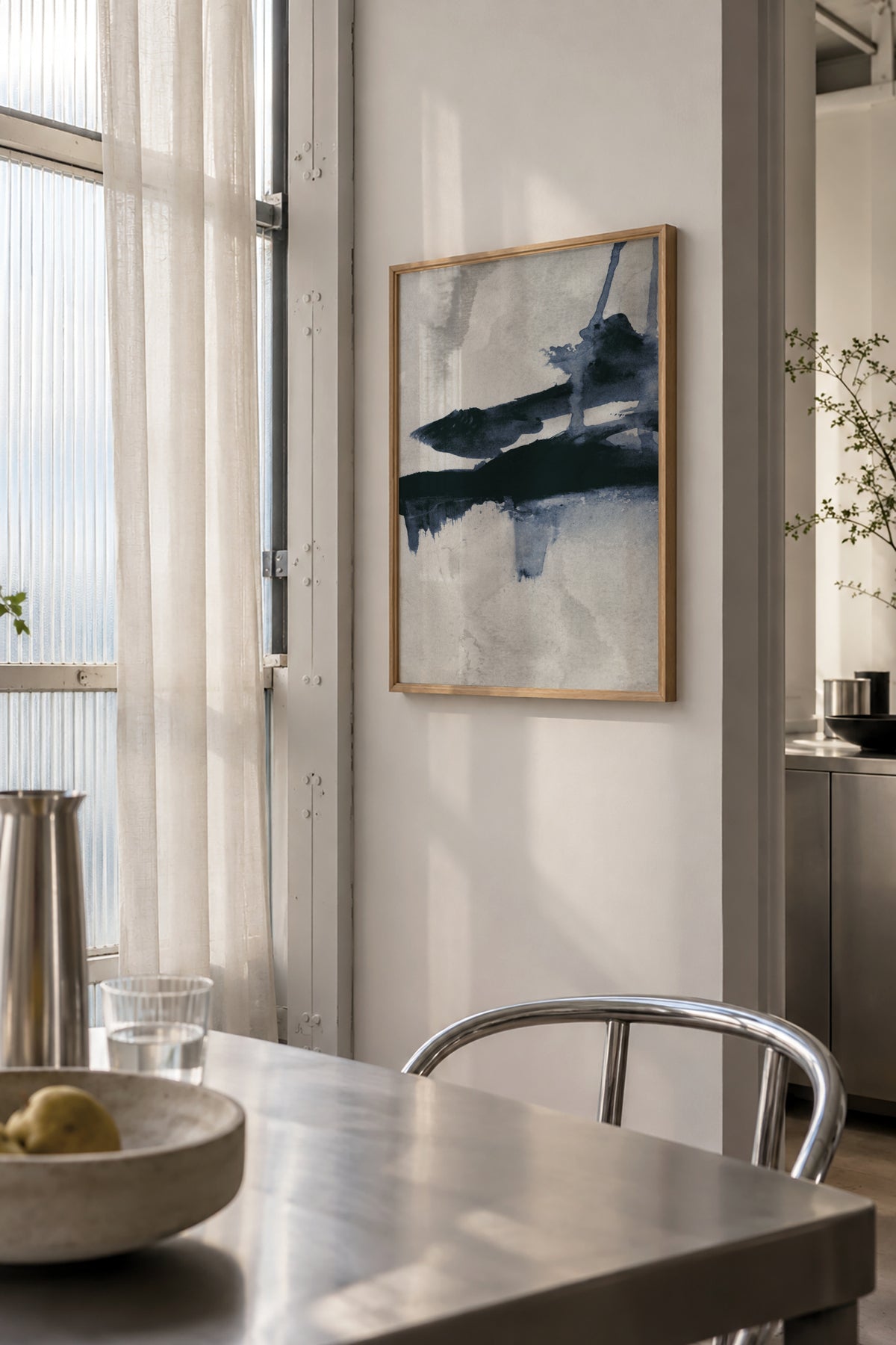 Blu 1 - Framed poster in an interior