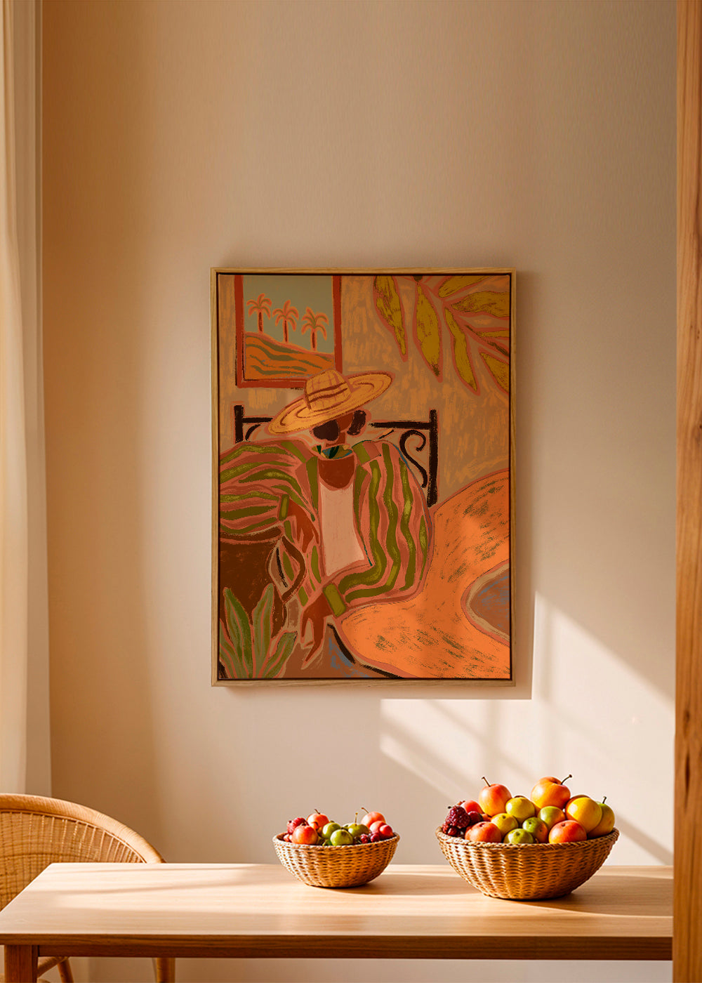 Lady in Stripe - Arty Guava