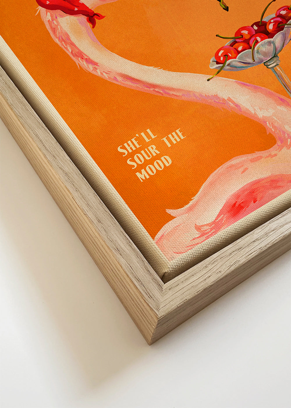 Amaretto Flamingo Art Deco Italian Cafe Travel Art